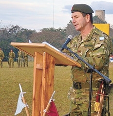 El general de brigada argentino Javier Antonio Pérez Aquino acompañará al jefe de misión. Página12