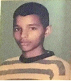 Retrato de Jaime Yesid en la casa de sus padres