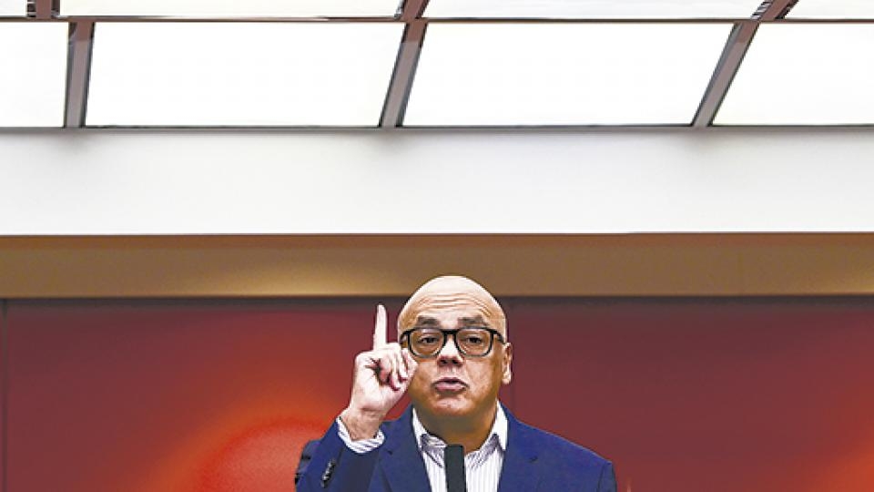 Jorge Rodríguez, ministro de Comunicación del gobierno de Venezuela.