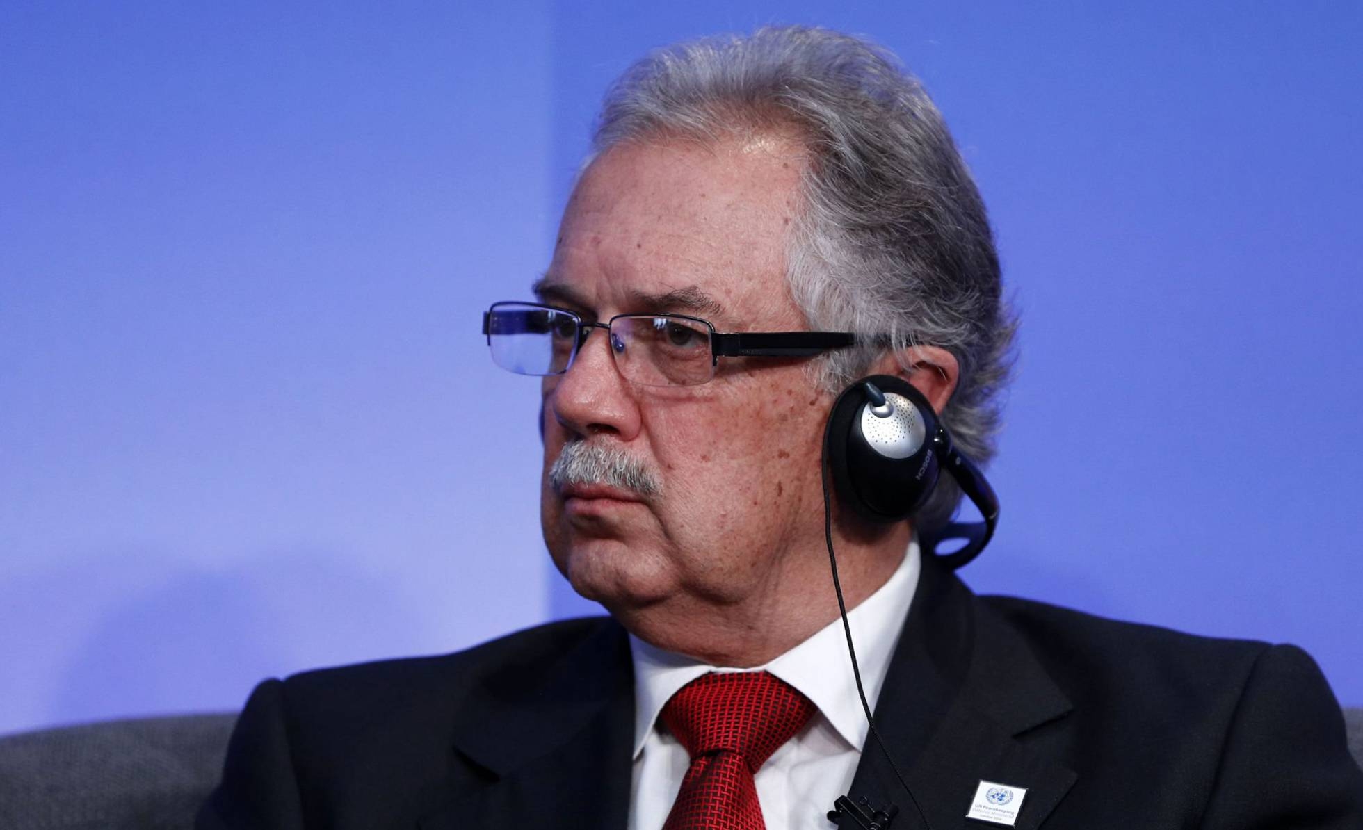 Jorge Menéndez, ministro de Defensa uruguayo. AFP