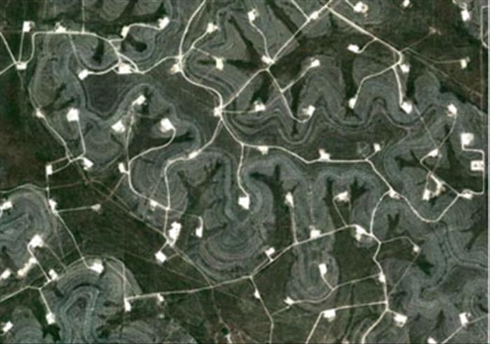 Campos de fracking en Texas, EEUU.