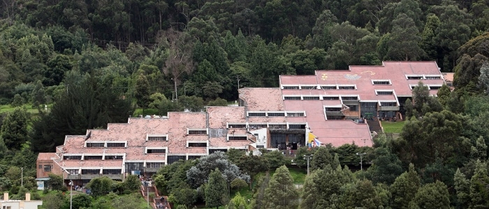 Foto panorámica Universidad Distrital, sede Macarena