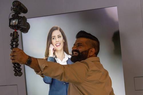 La tecnología fue expuesta en la apertura de la Consumer Electronics Show.Foto Afp