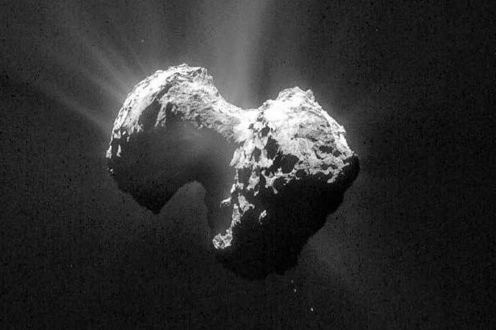 Imagen del cometa Churyumov–Gerasimenko tomada de cerca por la sonda Rosetta en 2014./ESA/ROSETTA/NAVCAM
