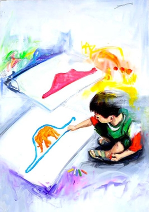 Óscar Pinto Pineda, Boas, ilustraciones del libro “El Principito” (Cortesía del autor)