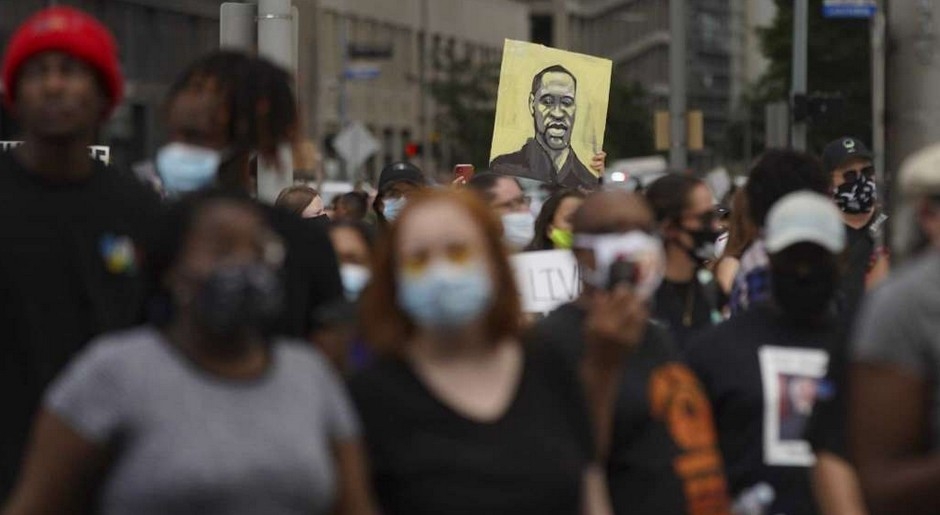 Protestas en Nueva York contra el racismo. Foto: The New York Times