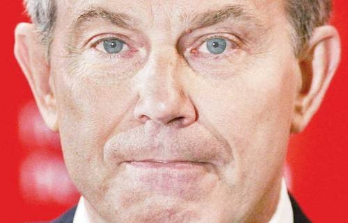 El ex primer ministro Tony Blair no oculta su reclamo por un Gobierno Mundial.Foto Ap