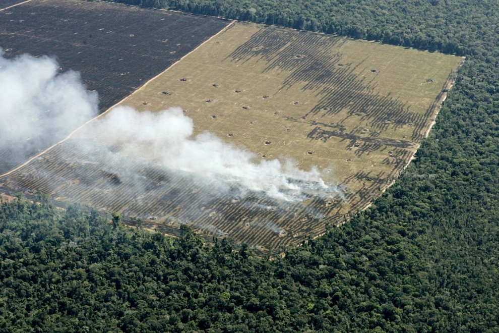 Vista aérea de la deforestación de la Amazonia — Rickey Roger / REUTERS