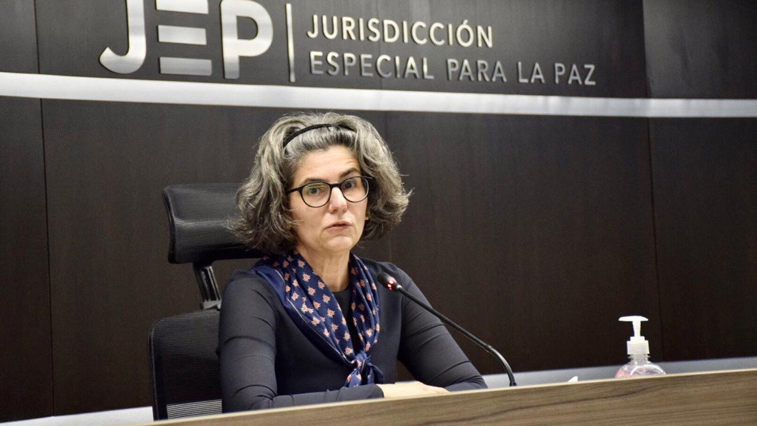 Magistrada de la Sala de Responsabilidad de la Jurisdicción Especial de Paz (JEP), Julieta Lemaitre.Twitter @JEP_Colombia