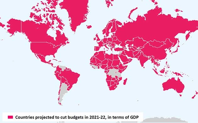 Alerta global de austeridad: Recortes presupuestarios en 2021-2025 y alternativas