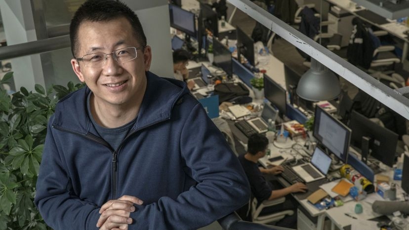 Zhang Yiming, fundador de ByteDance, donde posa en su sede en Pekín en 2019.Gilles Sabrie / Bloomberg