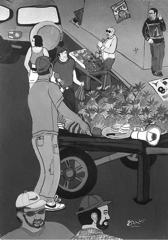 José Alonso Zapata, A mil, a mil, jugosas, deliciosas (Cortesía del autor)