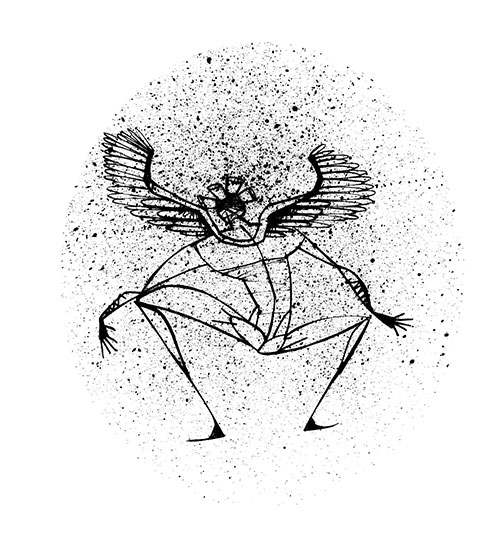 Lewis, ilustración del libro Aún creemos en los sueños, (Cortesía Ediciones Desde Abajo)