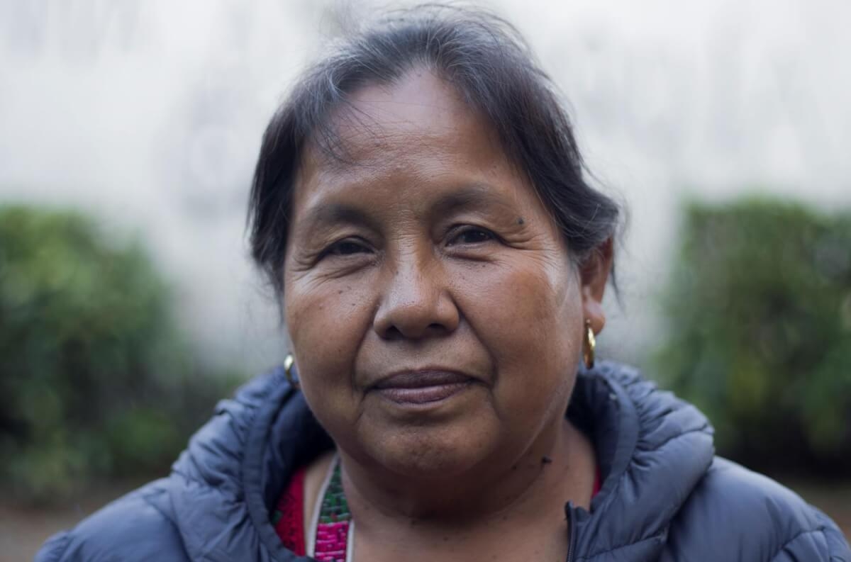 Foto: María de Jesús Patricio Martínez é unha defensora polos dereitos humanos mexicana. (Pablo Santiago)