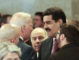 Maduro y Biden, el único encuentro durante la investidura de la mandataria brasileña, Dilma Rousseff años atrás.