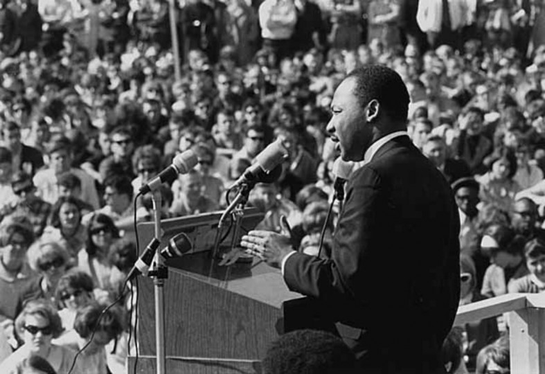 Martin Luther King, en uno de sus discursos.