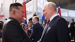 El encuentro Putin-Kim en Vostochny